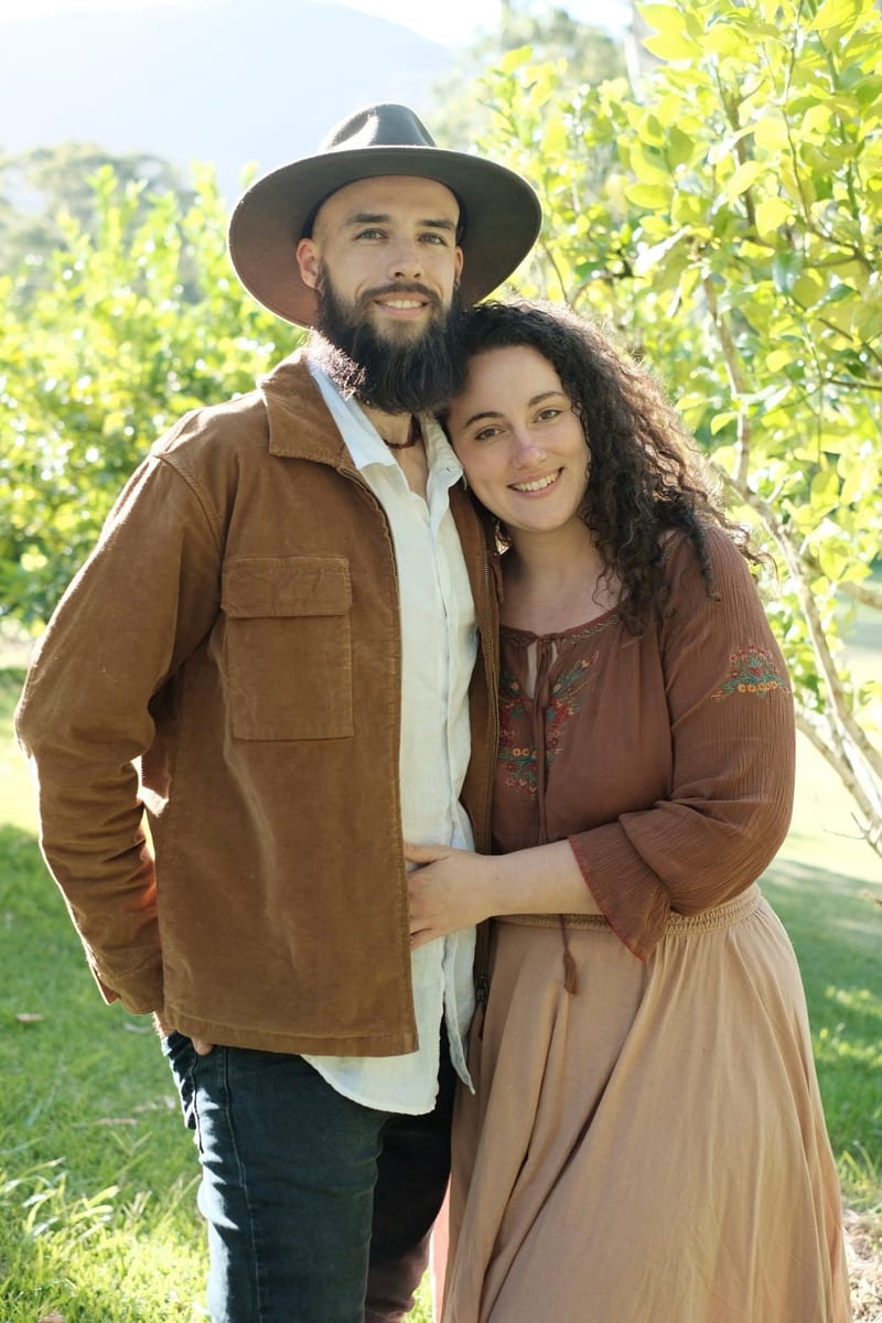 James Durkin of JDCS with his wife — a family-run business on the Mid North Coast